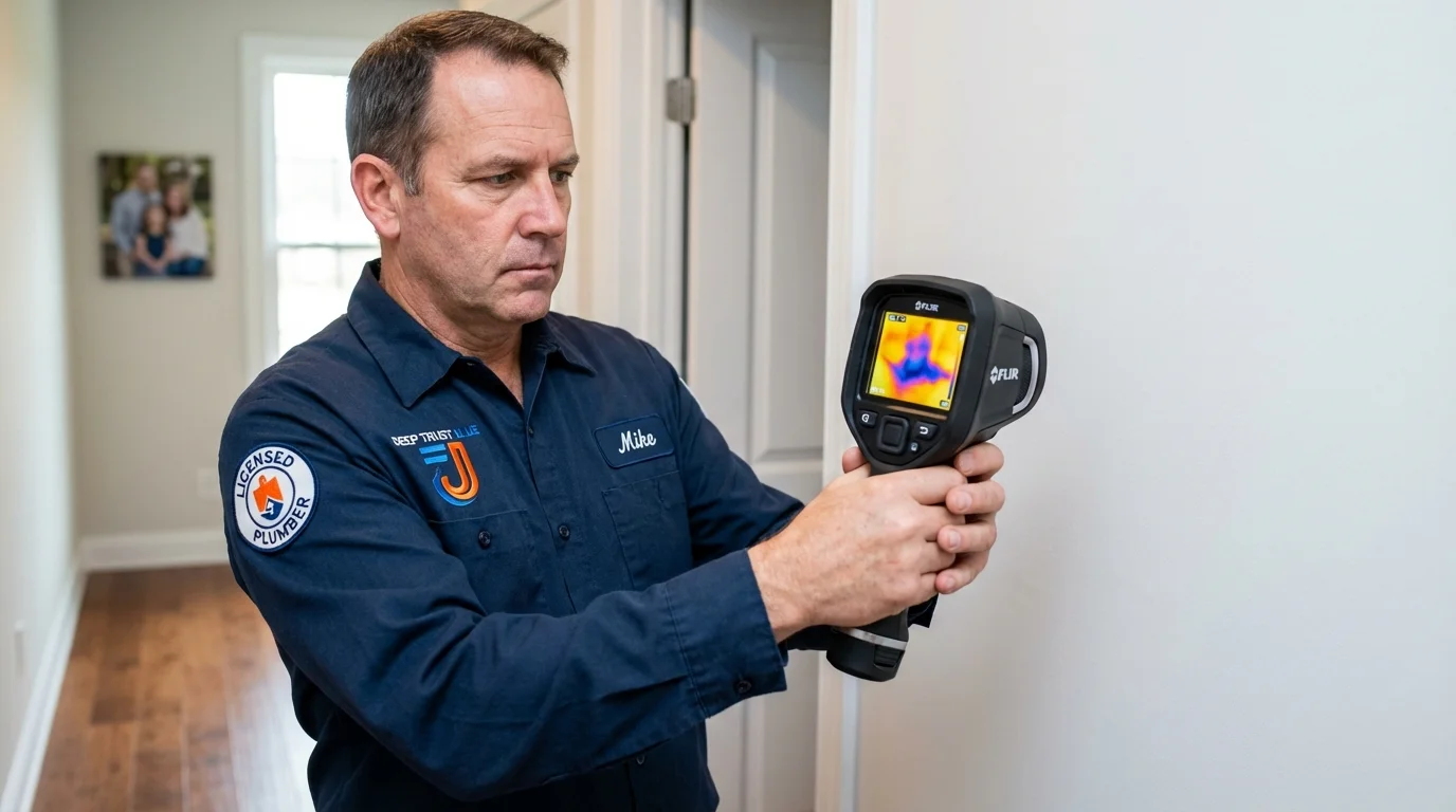 Thermal imaging leak detection by Johns Plumbing LLC in Wapato